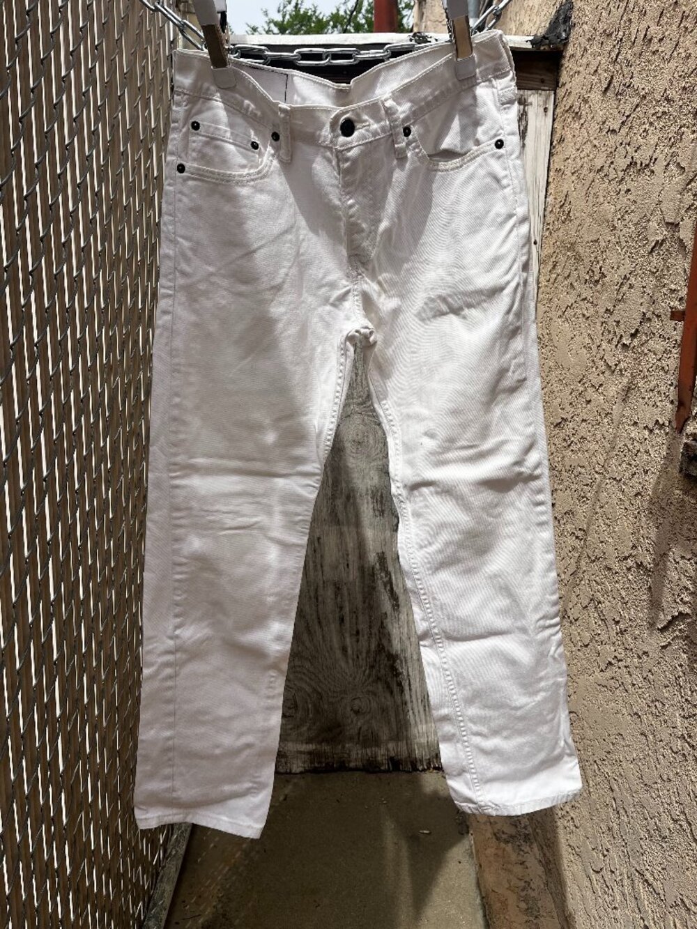 White Levi's